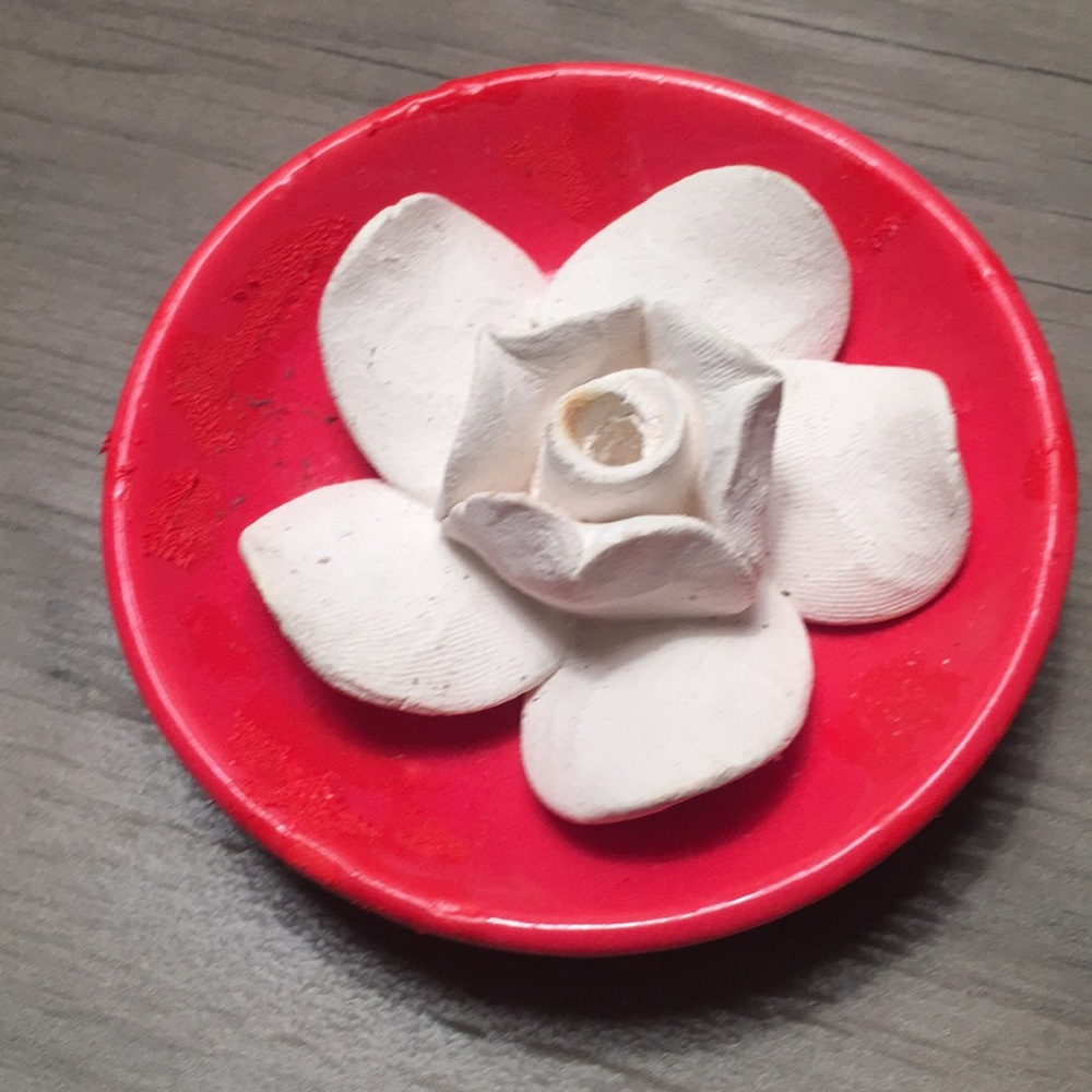 Flower incense holder / decoration